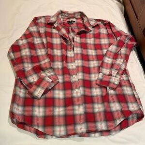 J. Crew Women’s Button Down Long Sleeve Plaid Shirt